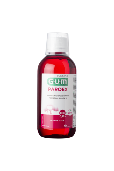 GUM PAROEX szájvíz (CHX 0,12 % + CPC 0,05 %), 300 ml