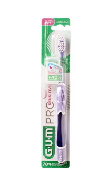 GUM PRO SENSITIVE ultra puha fogkefe kúpos szálakkal