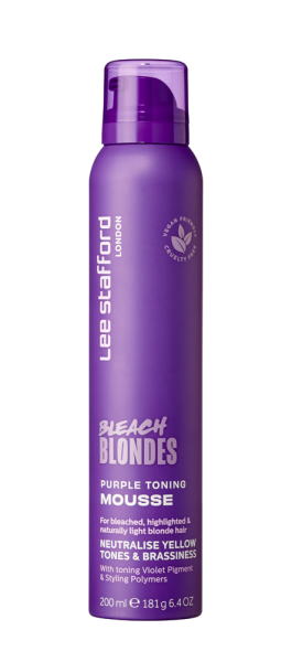 Lee Stafford Bleach Blondes Purple Toning hajhab, 200 ml